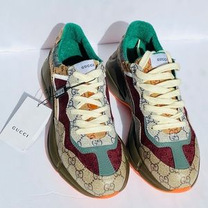 Gucci Men’s GG Rhyton sneaker size 10
